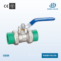 20-32mm Hot Melt Cast Iron Handle PPR Brass Ball Valve